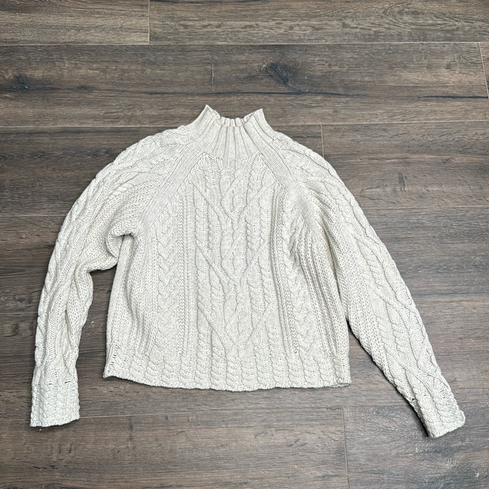French connection cable knit sweater